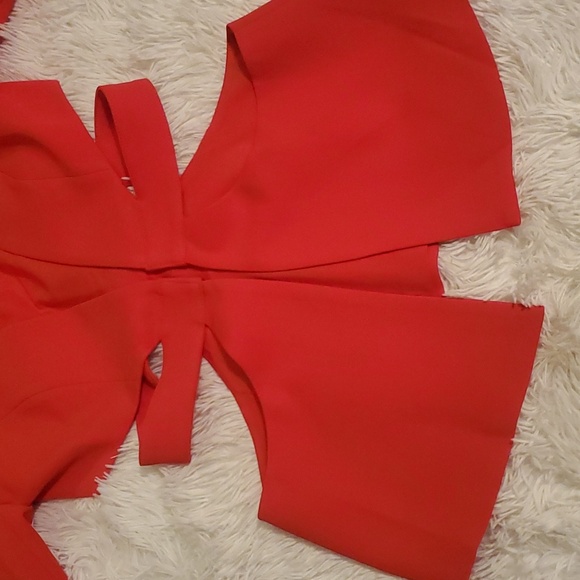 ✨️NWT✨️ Red Pants Power Suit w/ Cutout Blazer (Medium) - Picture 4 of 16